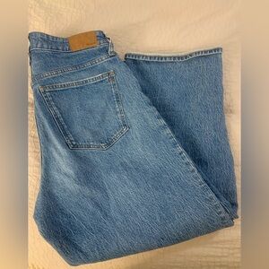 Madewell the Curvy Perfect Vintage Wide-Leg Crop Jean